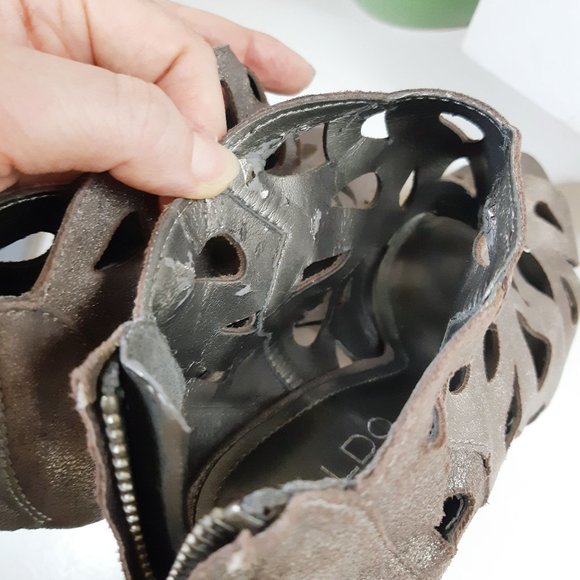 ALDO Campbell Heels - Metallic Grey - Picture 9 of 10